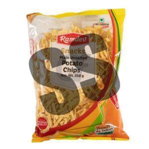 Ramdev Plain Unsalted Potato Chips 250g