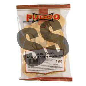 Fudco Mini Jeera Cumin Poppadom 200g