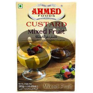 Ahmed custard powder mix fruit