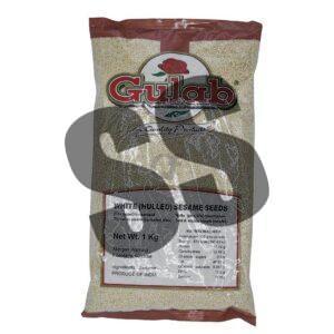 Gulab White (Hulled) Sesame Seeds 1kg