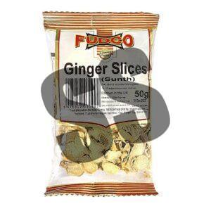 Fudco Ginger Slices (Sunth) 50g