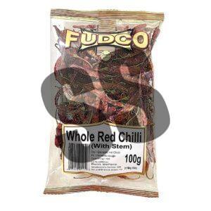 Fudco Red Whole Chilli (With Stem)