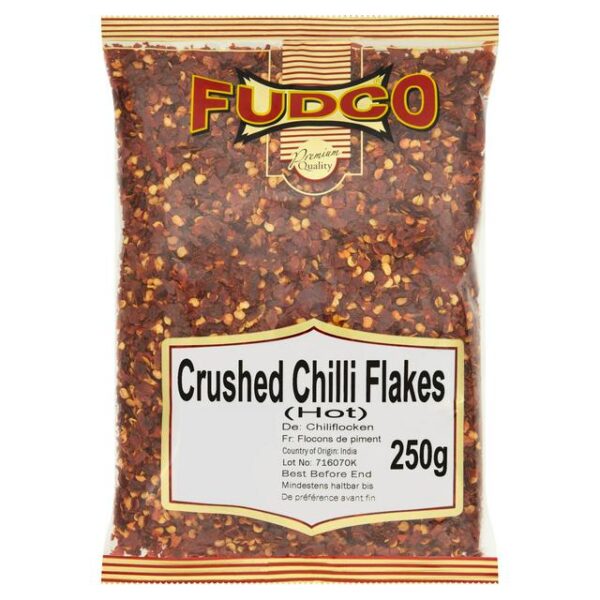 Fudco Chilli Flakes Crushed Hot 250g
