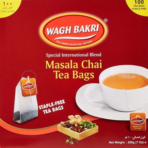 Wagh Bakri Masala Tea Bags (100)