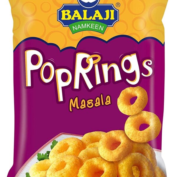 Balaji Masala Pop Rings 65g