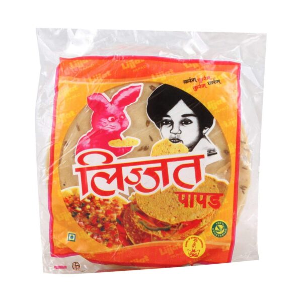 Lijjat Jeera Papad 200g