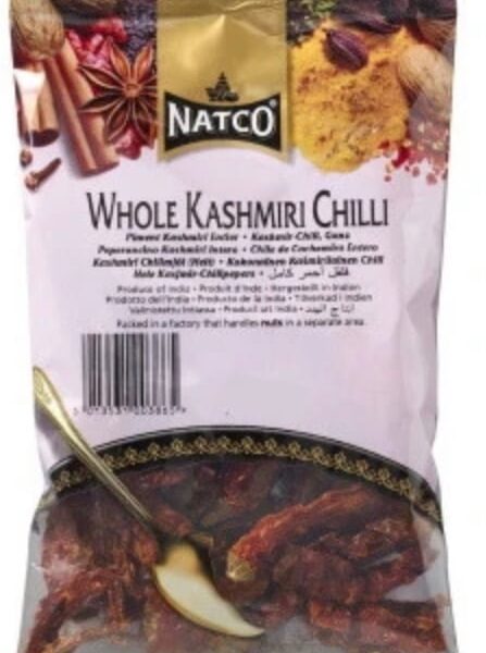 Natco Kashmiri Chilli Whole 80g