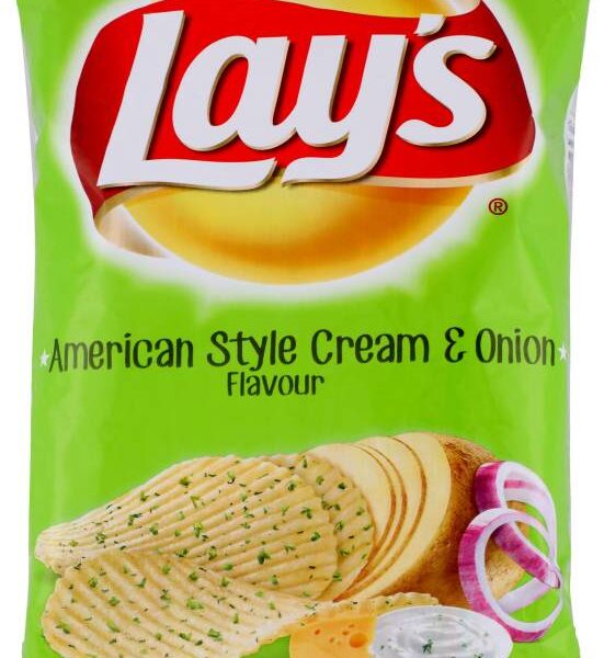 Lays American Style Cream & Onion 50g Pack of 10