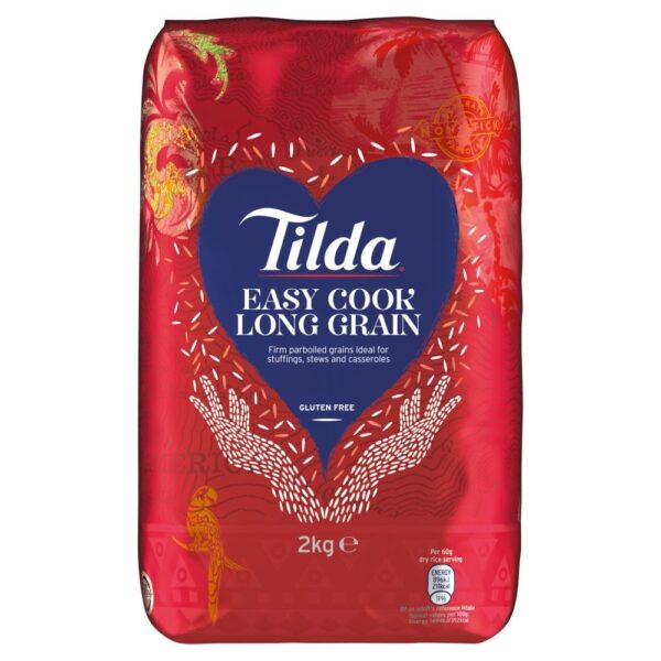 Tilda Easy Cook Long Grain Rice 2kg