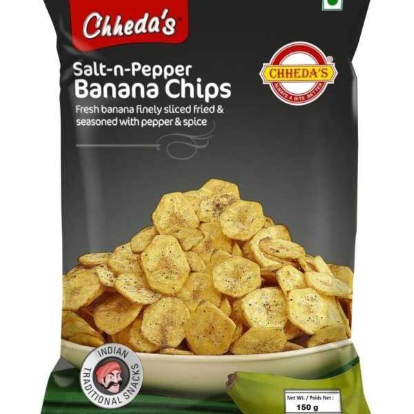 Chheda?s Salt & Pepper Banana Chips 150g