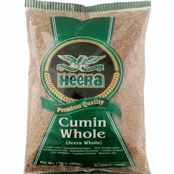 Heera Premium Cumin (Jeera) Seeds 1kg (Large Pack)