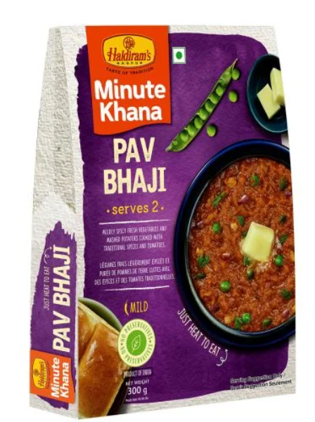 Haldiram's Pav Bhaji Ready Meal 300g