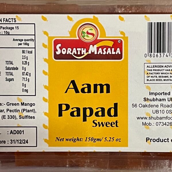Sorath Aam Papad (Sweet) 150g