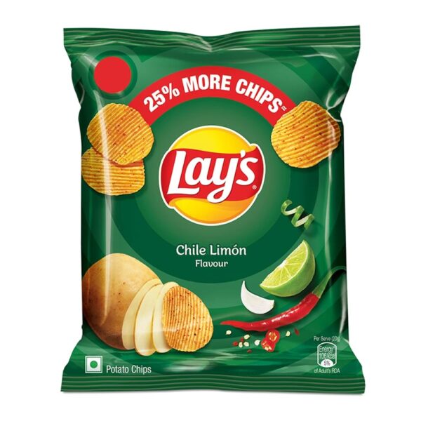 Lays Chilli Lemon Crisps 50g *PACK OF 30*