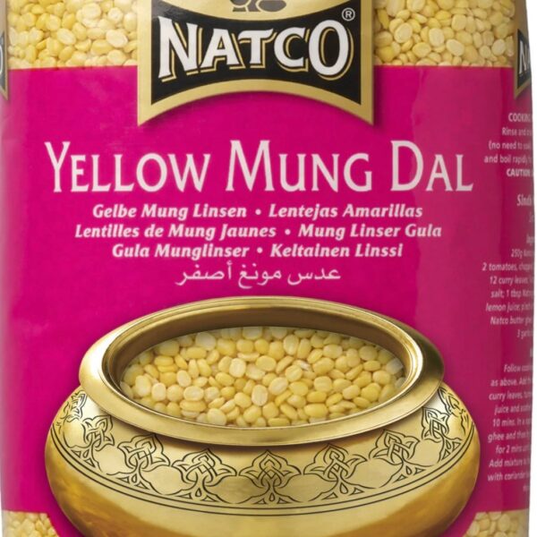 Natco Mung Dall Washed (Yellow) 1kg
