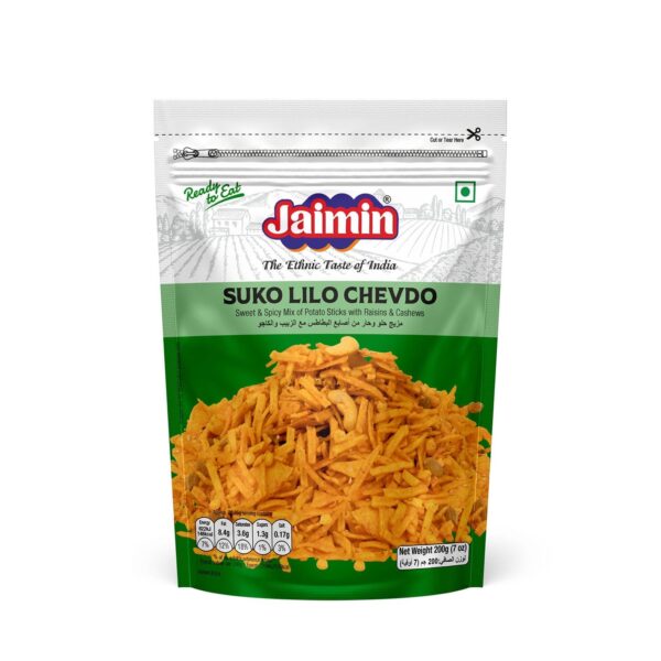 Jaimin Premium Suko Lilo Chevdo 200g