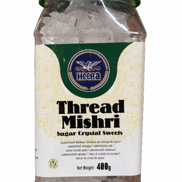Heera Premium Thread Mishri Tub (Sugar Crystal Sweets) 400g