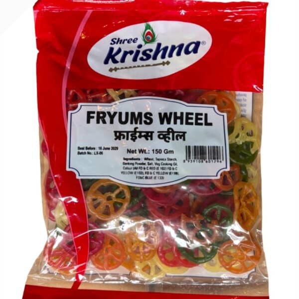 Shree Krishna Fryums Wheel Shape 150g