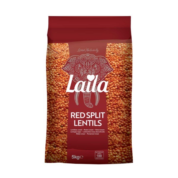 Laila Premium Red Lentils (Masoor Dall) 5kg