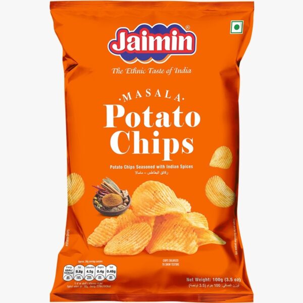 Jaimin Premium Masala Potato Chips (Large Pack) 100g