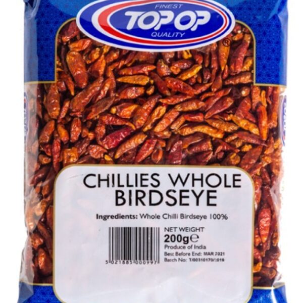 Top-Op Chillies Whole Birdseye 200g