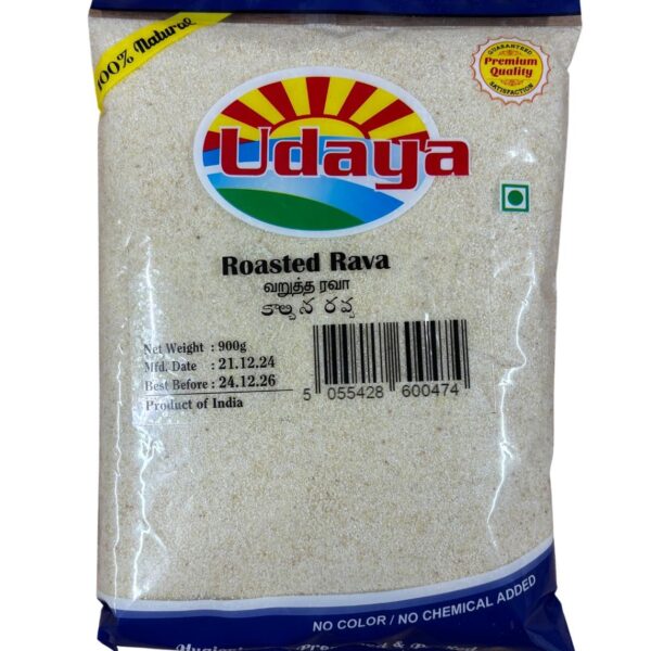 Udaya Premium Roasted Rava 900g