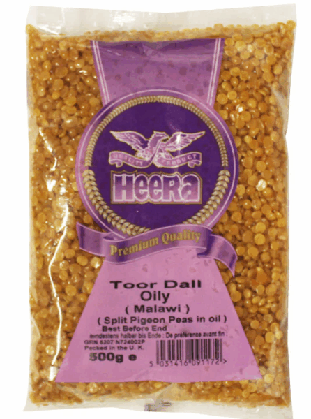 Heera Premium Toor Dall Oily 500g