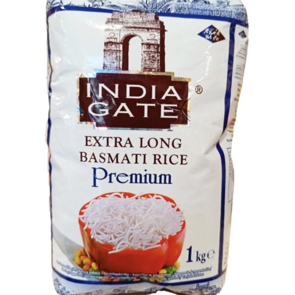India Gate Premium Extra Long Basmati Rice 1kg