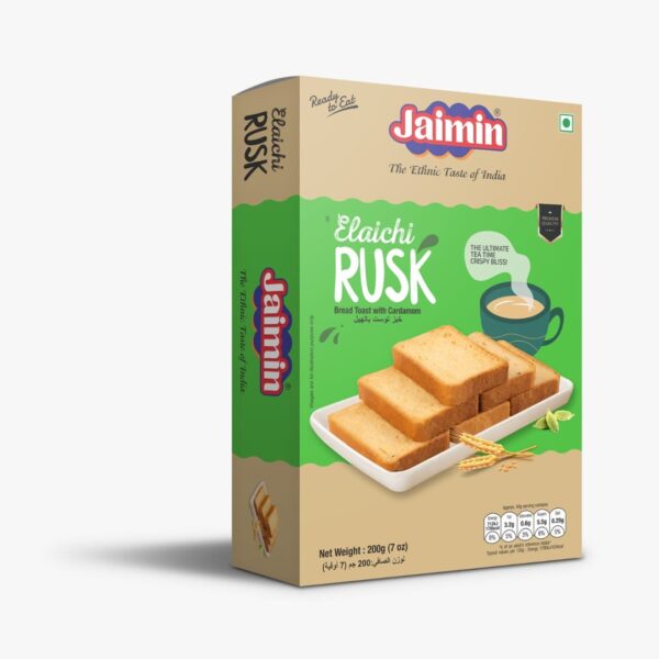 Jaimin Premium Elaichi Tea Rusk 200g