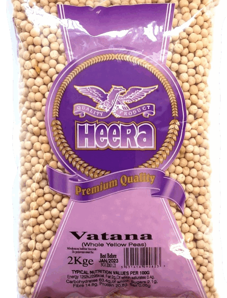 Heera Premium Vatana (Whole Yellow Peas) 2kg