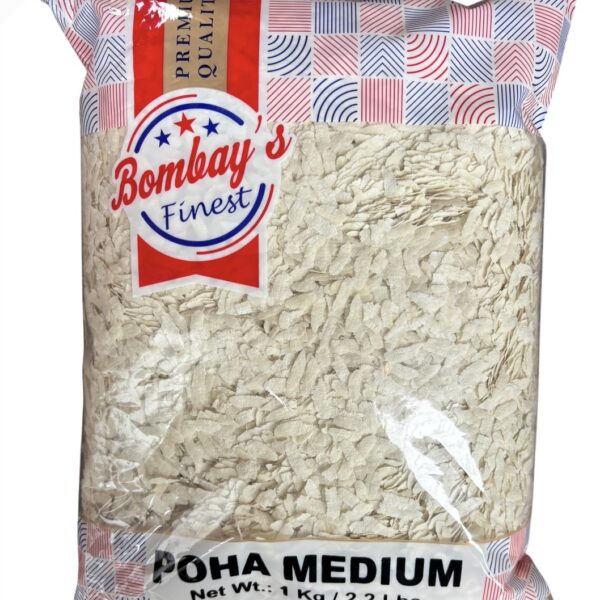 Bombay?s Finest Premium Poha Medium Rice Flakes 10kg - (FULL BOX - 1KG X 10 PACKETS)