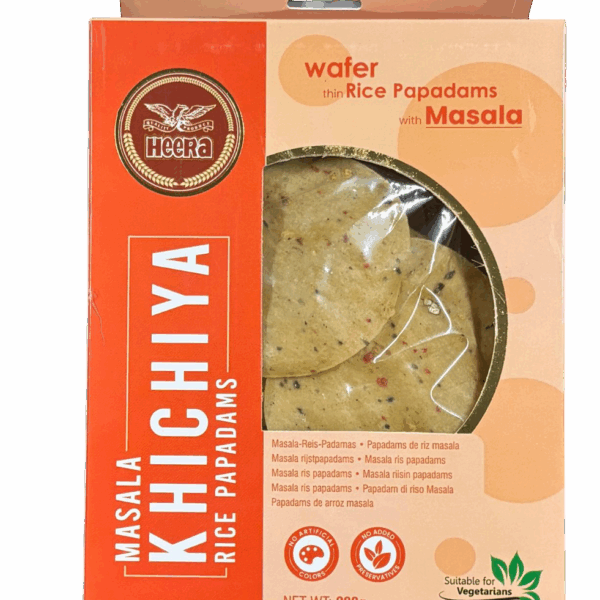 Heera Masala Rice Papdi Khichiya (Rice Poppadoms) 200g