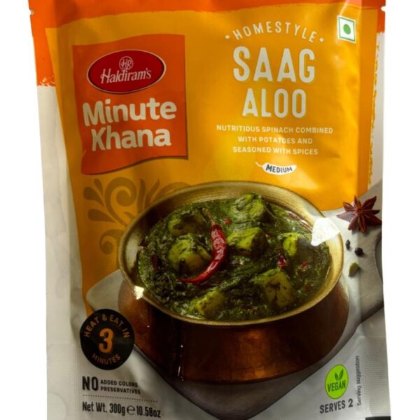 Haldiram's Homestyle Saag Aloo Ready Meal 300g