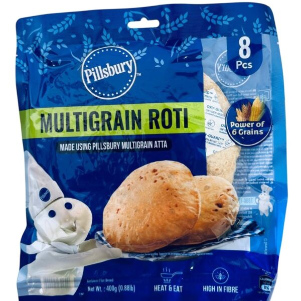 Pillsbury Heat & Eat Multigrain Roti (8 Pieces)