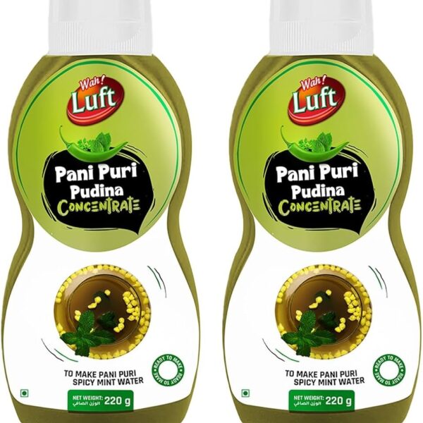 Wah Luft Pani Puri Pudina Concentrate 220g