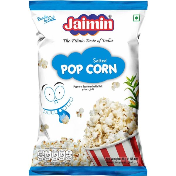 Jaimin Ready To Eat Pop Corn - Salted 45g