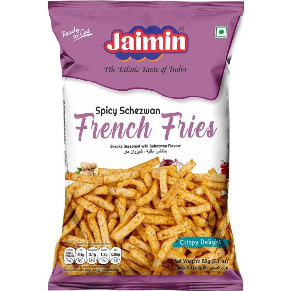 Jaimin Spicy Schezwan French Fries 60g