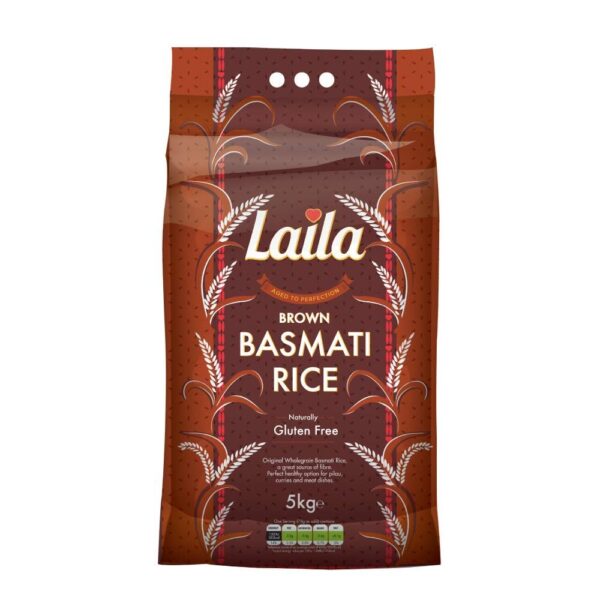 Laila Premium Brown Basmati Rice 5kg